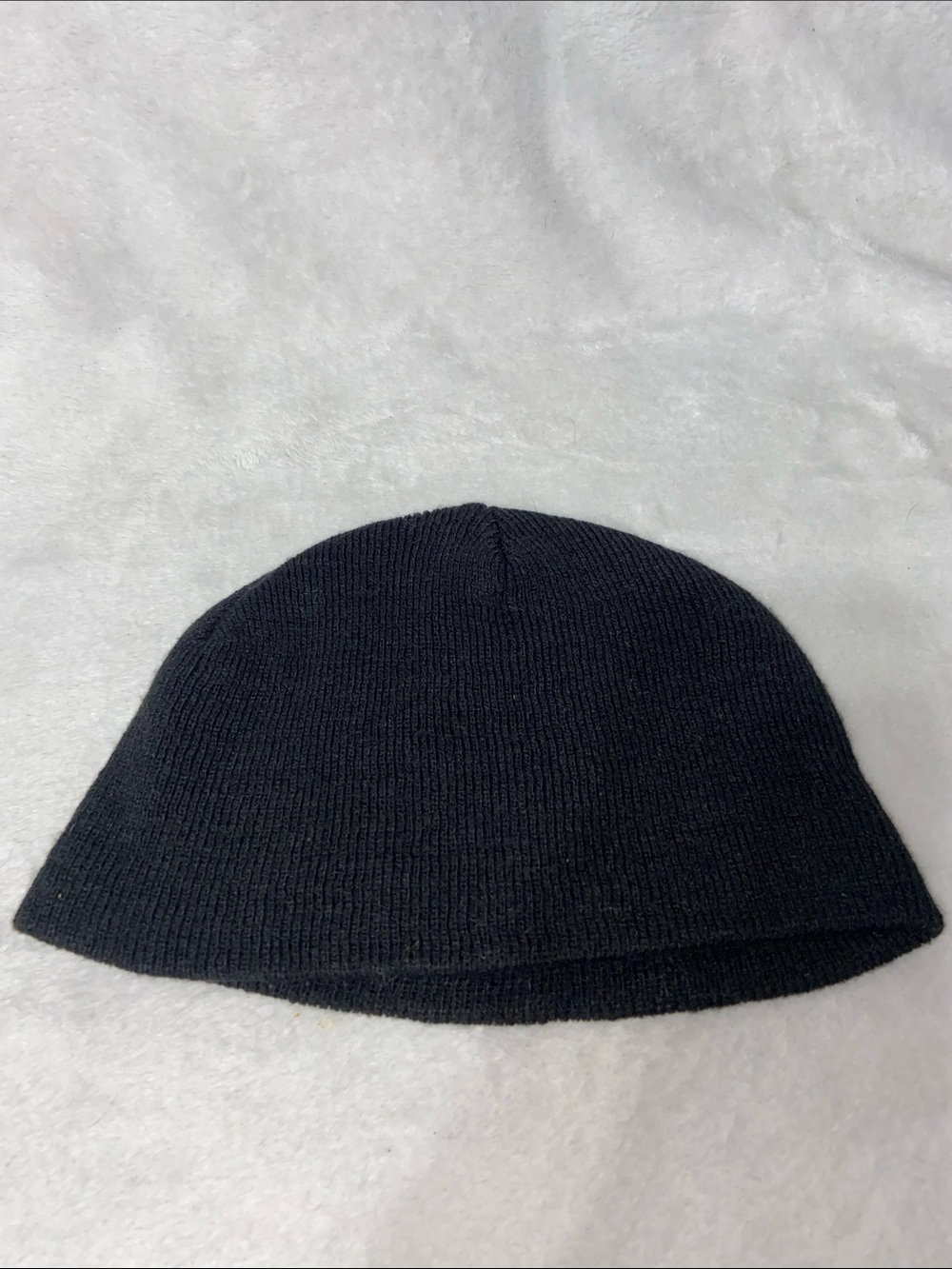 Black Knit Beanie Hat - Unbranded